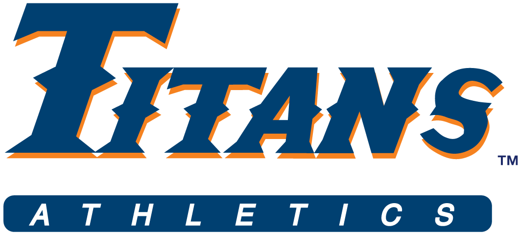 Cal State Fullerton Titans 1992-1999 Wordmark Logo diy DTF decal sticker